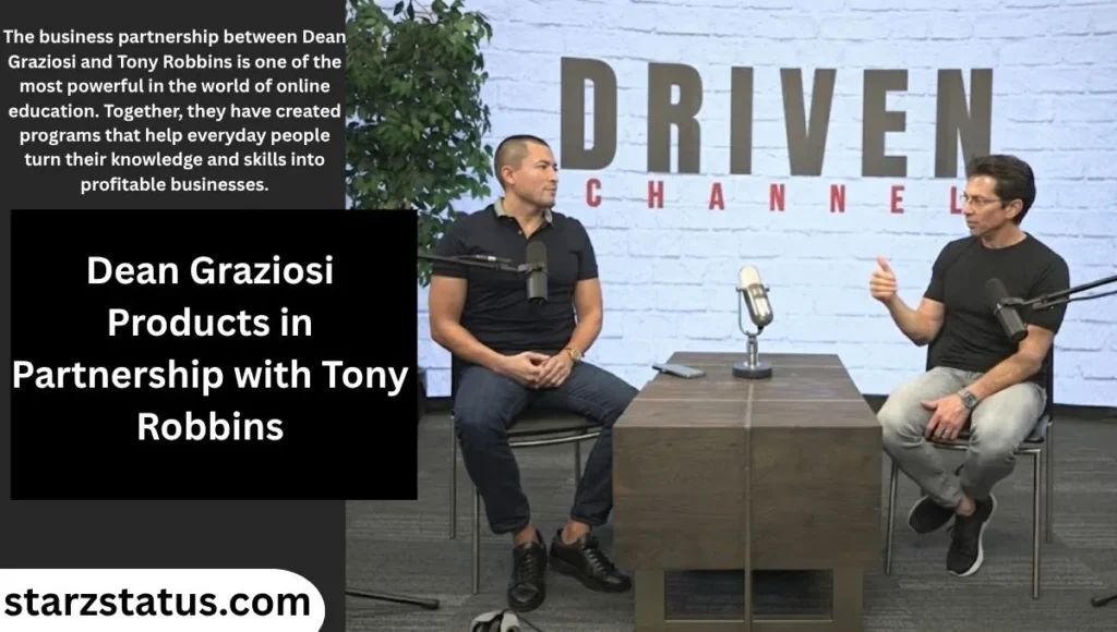 Dean Graziosi Products in Partnership with Tony Robbins