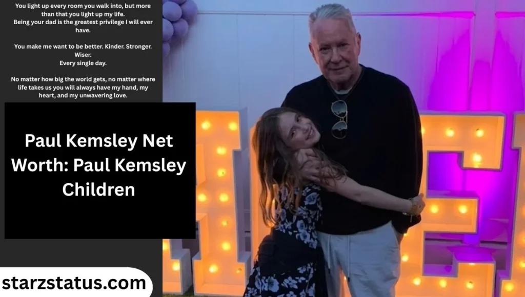 Paul Kemsley Children