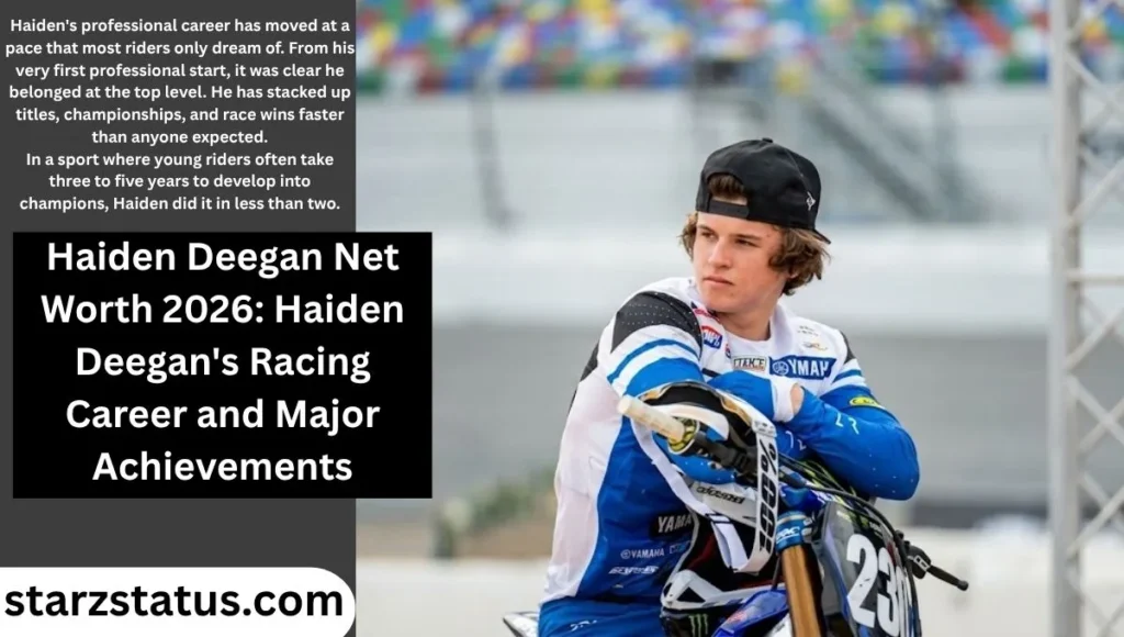 Haiden Deegan's Racing Career and Major Achievements