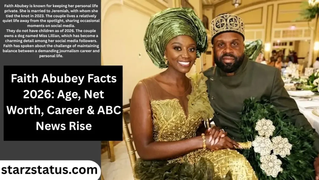 Faith Abubey Facts 2026: Husband, Age, Net Worth, Career & ABC News Rise