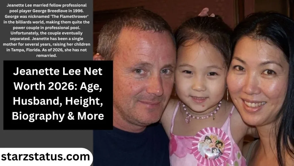 Who Is Jeanette Lee's Husband?
