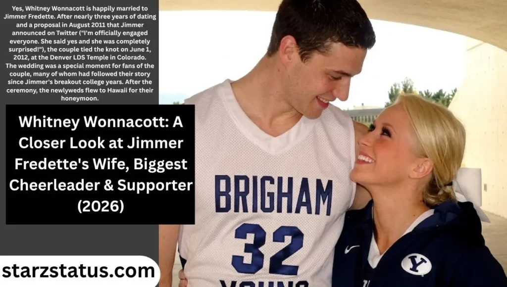 Is Whitney Wonnacott Married? Husband and Relationship Status