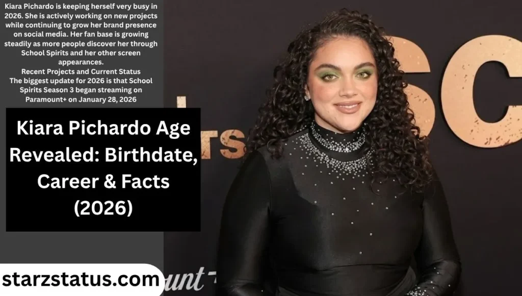 What is Kiara Pichardo Doing in 2026?