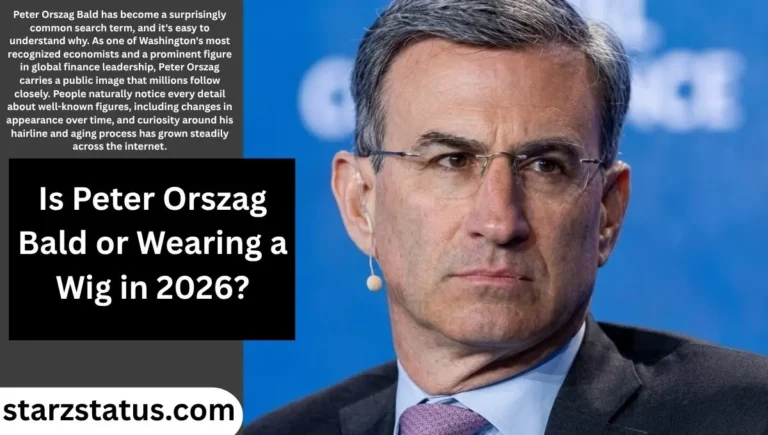 Is Peter Orszag Bald or Wearing a Wig in 2026?
