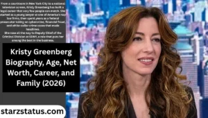 Kristy Greenberg Biography, Age, Net Worth, Career, and Family (2026)