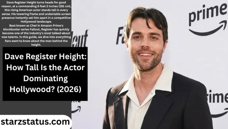 Dave Register Height: How Tall Is the Actor Dominating Hollywood? (2026)