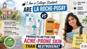 I am a college student. Are La Roche-Posay products better for acne-prone skin than Neutrogena?
